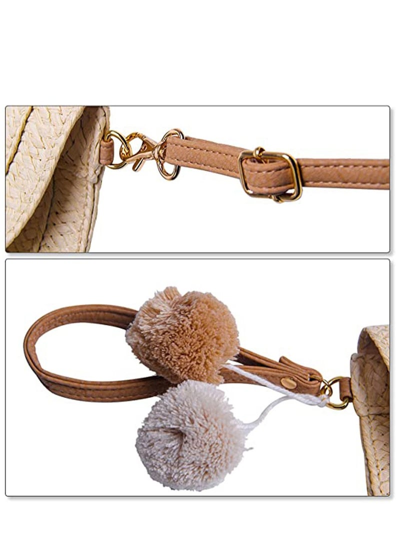 KASTWAVE Women's Straw Clutch Purse Summer Beach Bags Envelope Wallet Woven Handbags  - Image 5