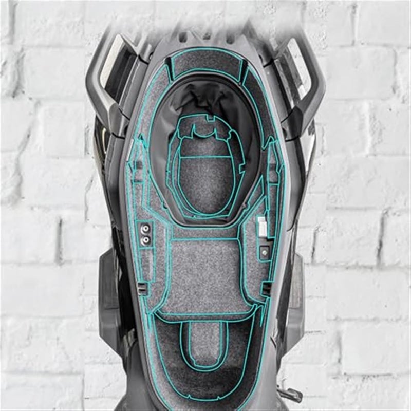 QASULER Motorcycle Rear Trunk Cargo Liner Protector - Image 1