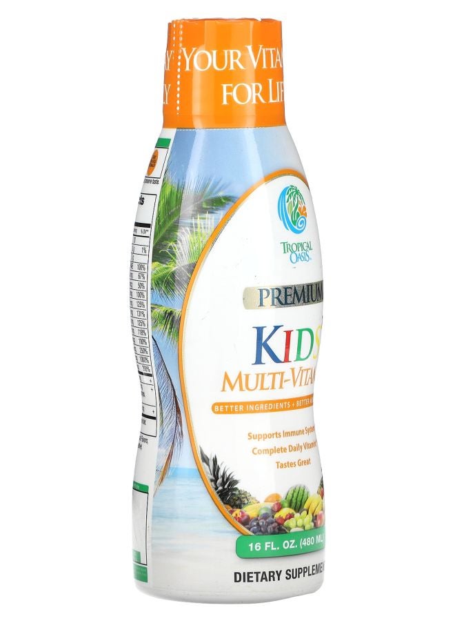 Tropical Oasis Premium Kids' Multi-Vitamin 16 fl oz (480 ml) - Image 2