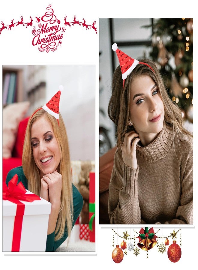 Macute Red Santa Hat Headband - Exquisite Christmas & Halloween Fashion Costume Party Hat - Image 4