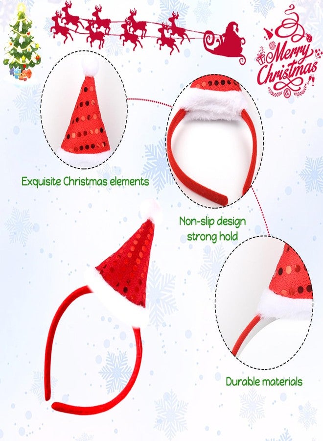 Macute Red Santa Hat Headband - Exquisite Christmas & Halloween Fashion Costume Party Hat - Image 5