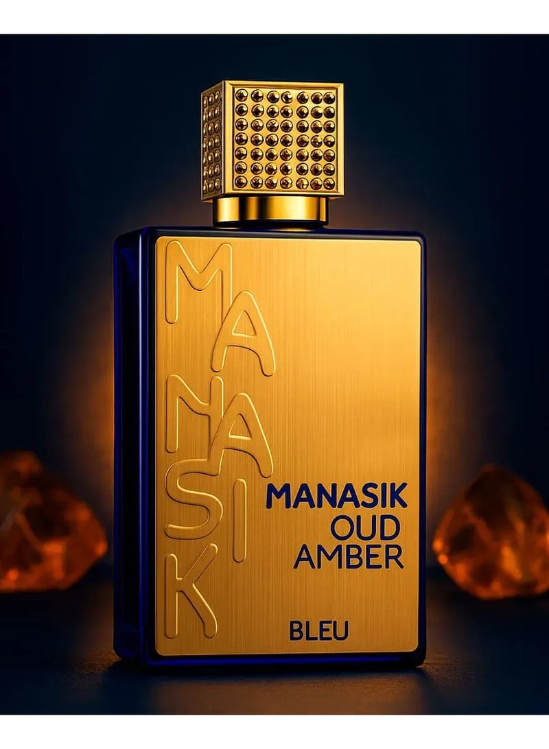 Manasik "Oud Amber Bleu" Eau de Parfum 100ml - Image 3