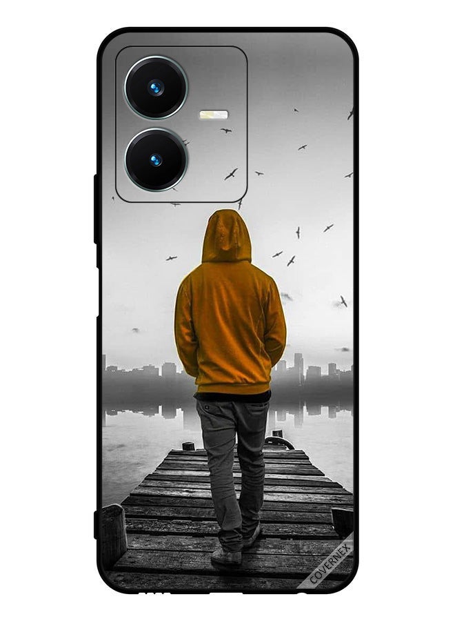 Covernex Protective Case Cover For vivo Y22 Sad Boy Walking - Image 1