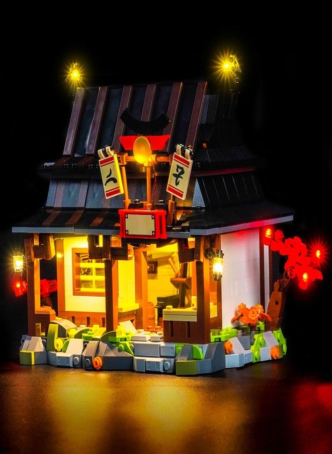 طقم إضاءة LED من BrickBling متوافق مع مجموعة Lego NINJAGO Four Weapons Blacksmith 15th Anniversary 71858 - أضواء فقط، بدون نموذج (إصدار الإضاءة الكلاسيكي) - Image 1