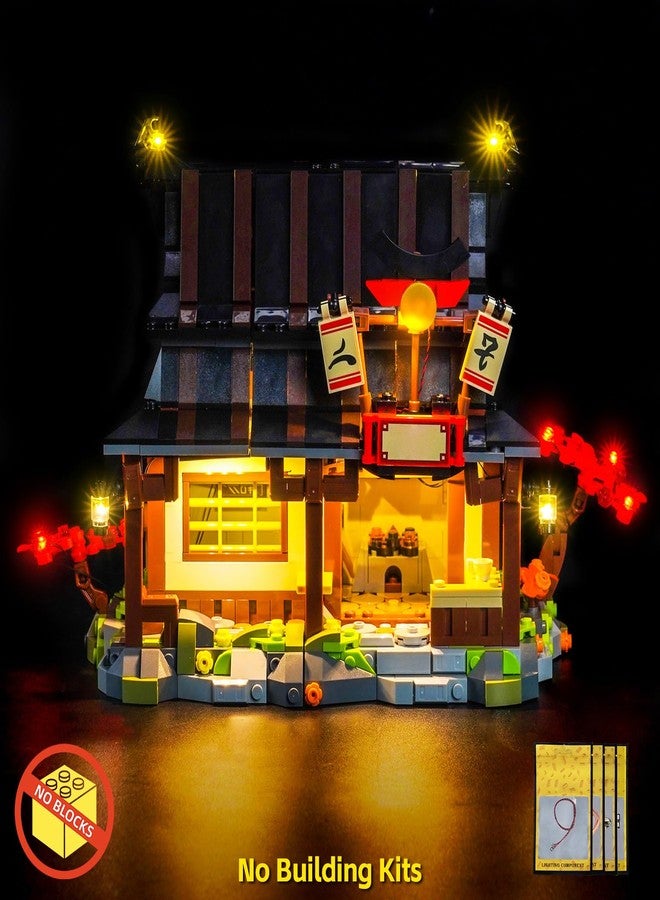 طقم إضاءة LED من BrickBling متوافق مع مجموعة Lego NINJAGO Four Weapons Blacksmith 15th Anniversary 71858 - أضواء فقط، بدون نموذج (إصدار الإضاءة الكلاسيكي) - Image 2