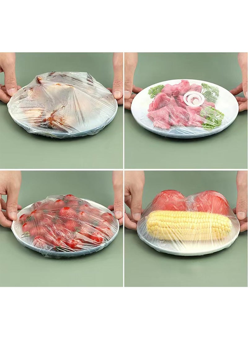 Transparent Elastic Food Covers for Bowls, Cups and Pots, 100 Pack - Image 5