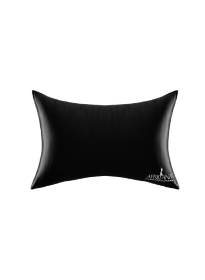 AFRICANANPC Luxury Satin Pillowcase-Black - Image 1