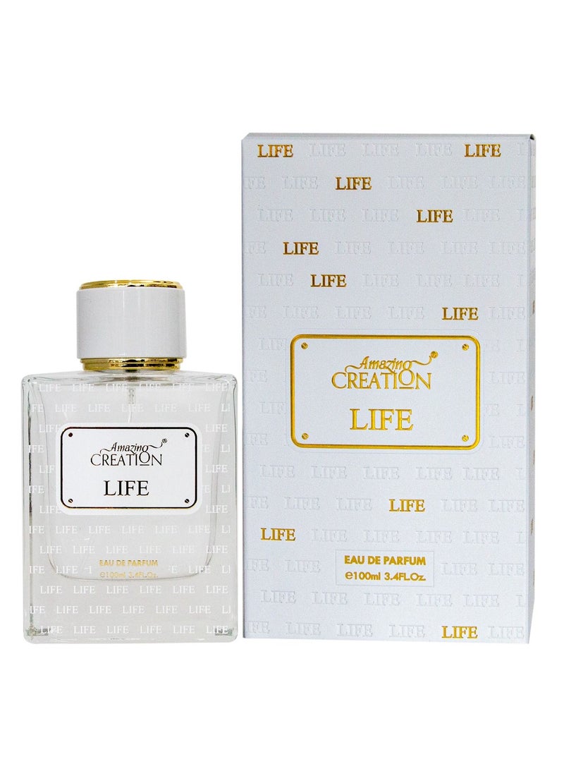 أميزينغ كرييشن عطر كريشن لايف جديد-عطر للرجال والنساء-او دي بي 100مل - Image 1