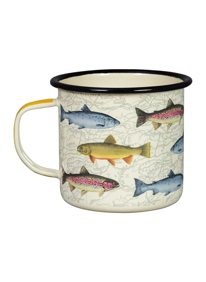 جنتلمنز هاردوير Enamel Fish Camping Mug