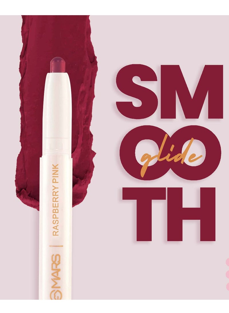 MARS Retractable Poppins Long Lasting Lip Crayon 1.3 gm 17 SWOONING MAROON - Image 2