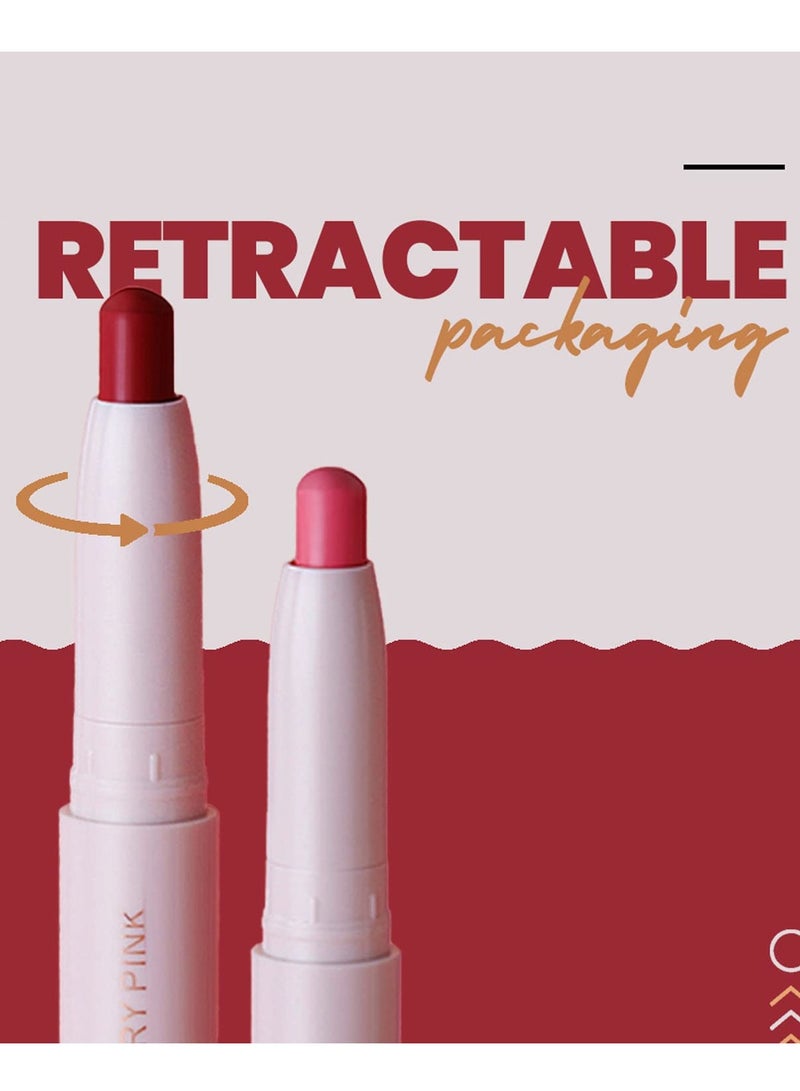 MARS Retractable Poppins Long Lasting Lip Crayon 1.3 gm 17 SWOONING MAROON - Image 3