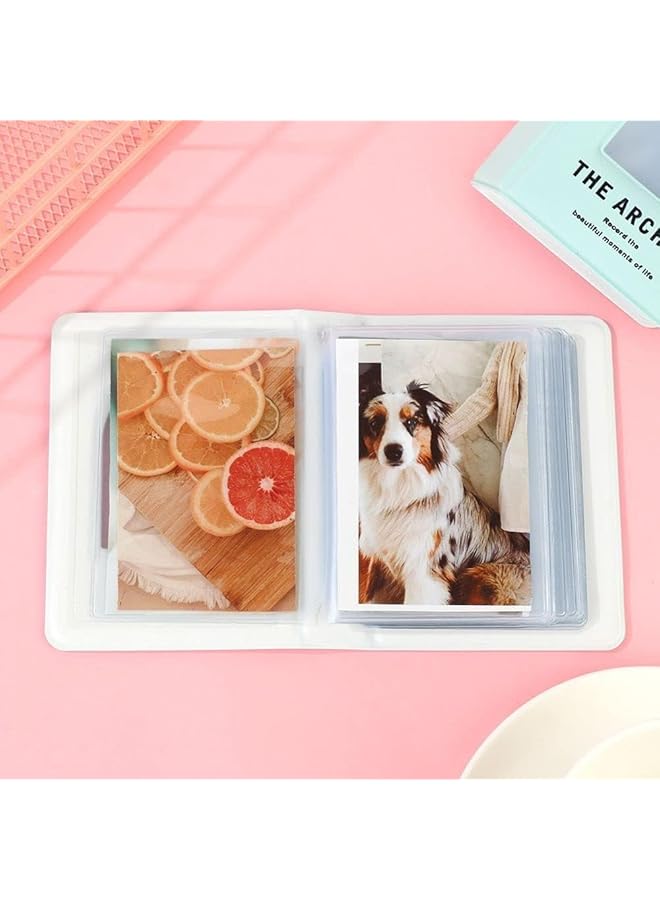 Bolivia's Mini Photo Album 3 Inch Hollow Photocard Binder Holder With 40 Pockets Photo Album For Collecting Picture Name Id Business Cards Camera Cards Kpop Photocard Holder Book Green  - Image 4