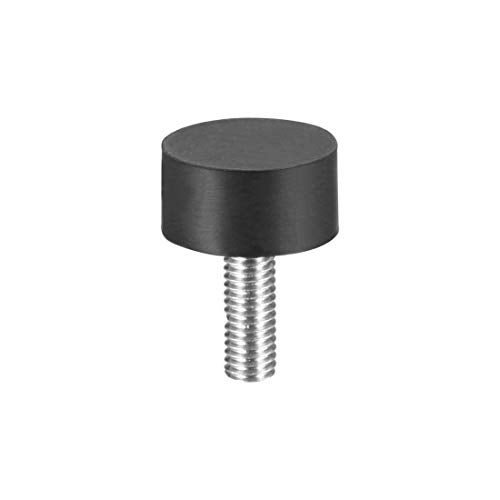 uxcell M6 Thread Rubber Mounts,Vibration Isolators,Cylindrical Shock Absorber with Studs 20mm x 10mm 8pcs - Image 3
