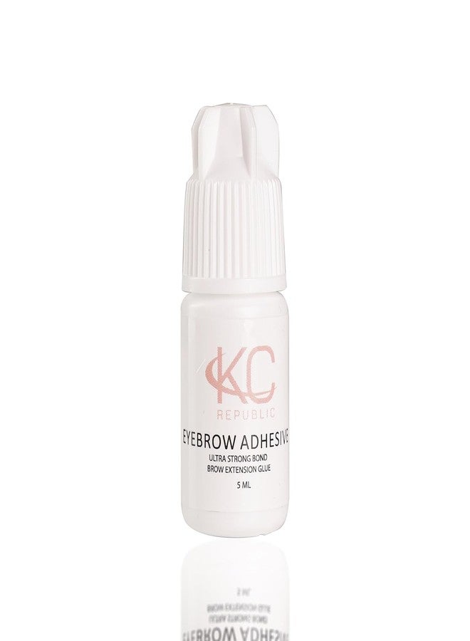 KC Republic Eyebrow Extension Glue Clear for Eyebrow Extensions Or Natural Looking Eyebrows, Sensitive and Easy to Use On All Eyebrow Extensions, Hypoallergenic Clear Eyebrow Glue - Image 1