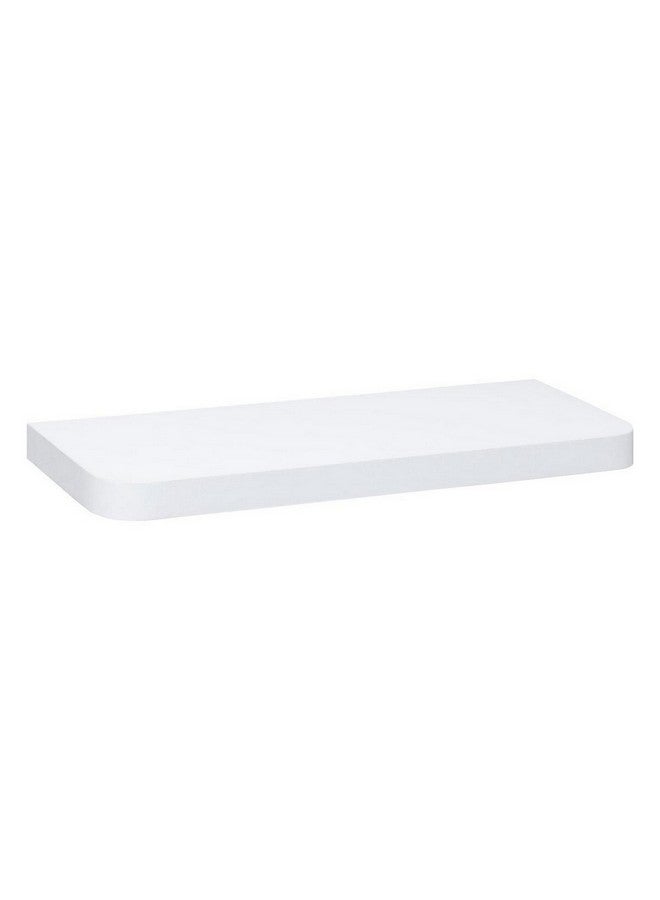 Five Simply Smart Fixy Rounded Corner Floating Wall Shelf White 60 cm 193637A - Image 1