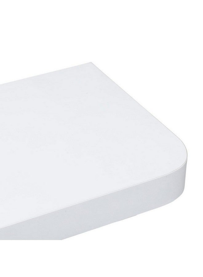 Five Simply Smart Fixy Rounded Corner Floating Wall Shelf White 60 cm 193637A - Image 3