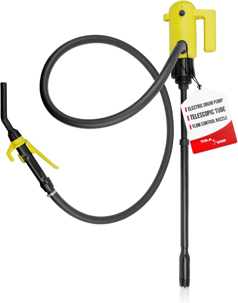TERA PUMP TReDRUME 110V AC Electric Telescopic Fuel Transfer Drum Pump 4.2 GPM - Image 1