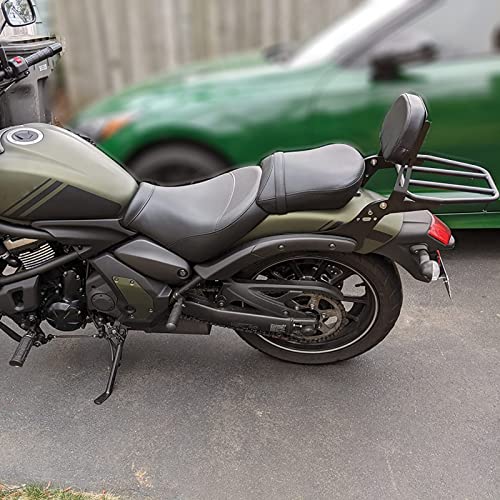 COBIKE Detachable Passenger Backrest Sissy Bar for Kawasaki Vulcan S 650 VN650 2015 2016 2017 2018 2019 (with Luggage Rack) - Image 4