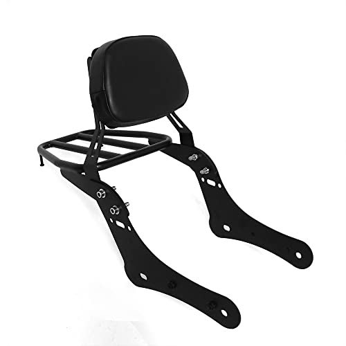 COBIKE Detachable Passenger Backrest Sissy Bar for Kawasaki Vulcan S 650 VN650 2015 2016 2017 2018 2019 (with Luggage Rack) - Image 1