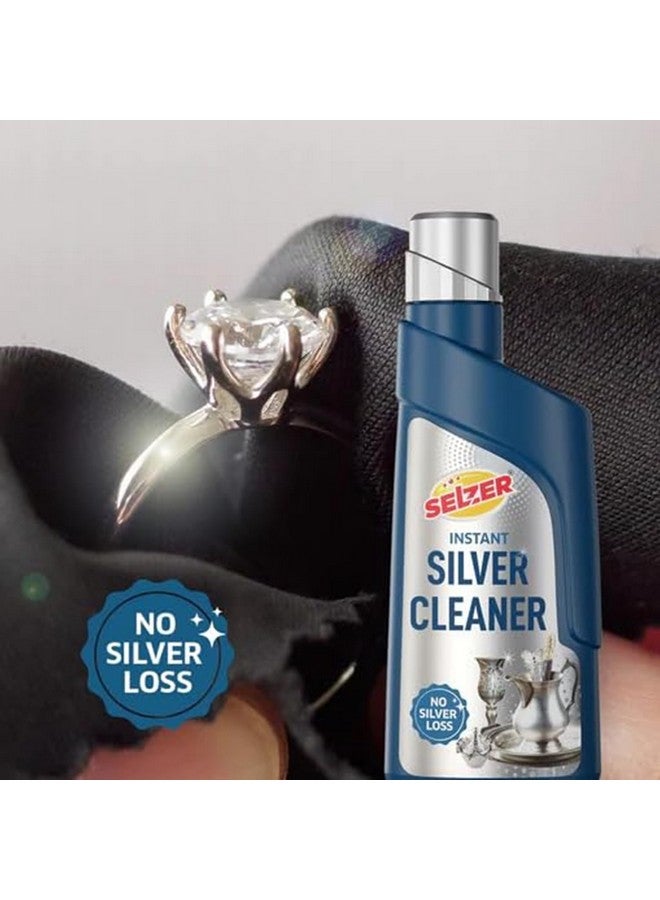 Selzer Instant Silver Cleaning Liquid, Silver Dip Instant Silver Cleaner For Jewellery, Articles And Silverware - No Silver Loss, 250ml (Pack of 1) - Image 3