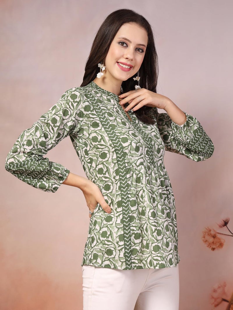Stylum Women's Floral Printed Cotton Top - Image 3