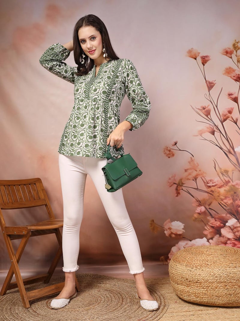 Stylum Women's Floral Printed Cotton Top - Image 5
