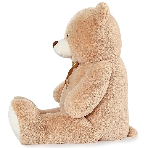 MaoGoLan 4ft Large Teddy Bear Giant Stuffed Animal for Girlfriend Wife Daughter 47 inch Cute Bear Plush for Girls Women Valentines Day Plush Teddy Toys Gifts for Her Kids Baby Shower Decorations - Image 5