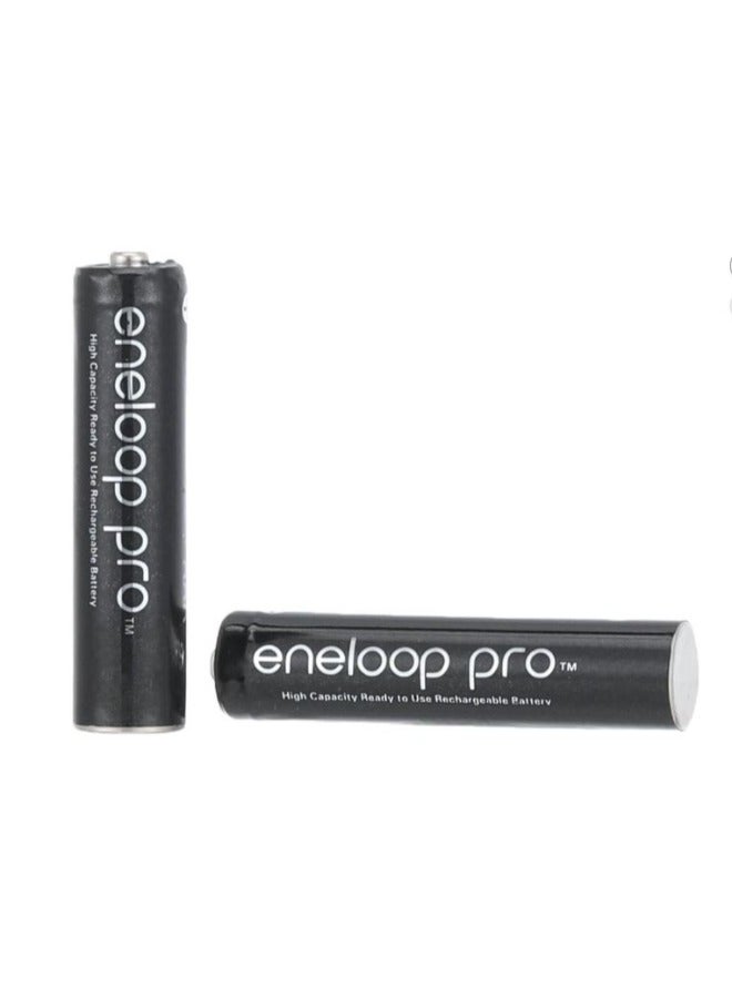 Panasonic Eneloop Pro Rechargeable Battery, 2500mAh, 2 Pieces, Black - Image 3