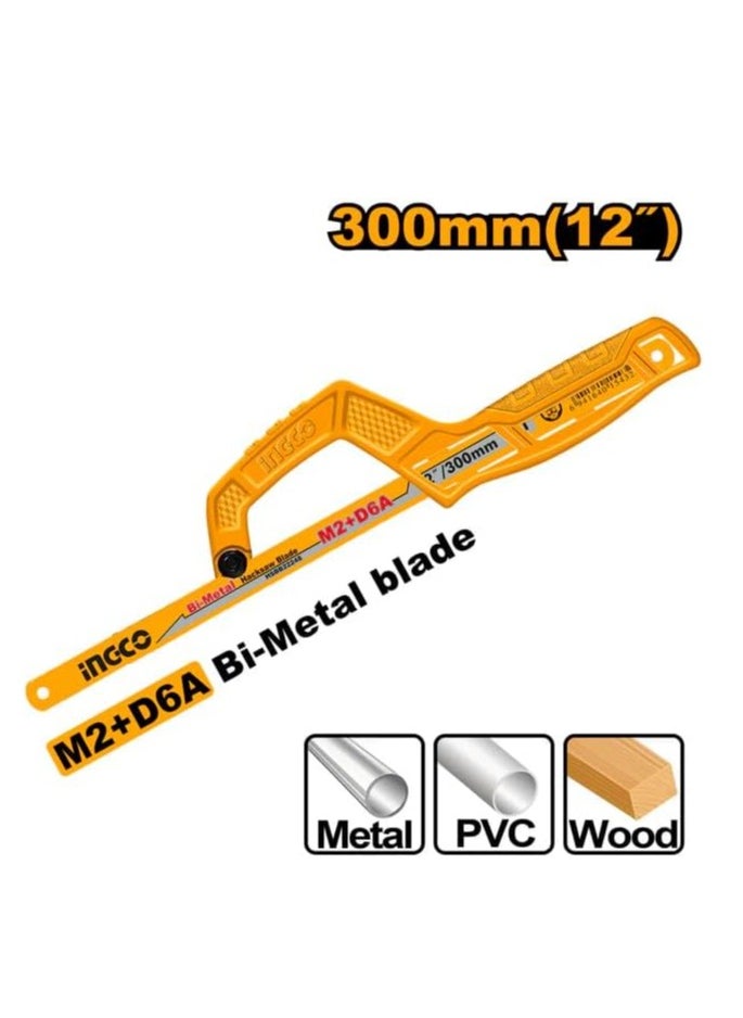 INGCO INGCO 300mm Mini Hacksaw Frame - MHHF1504  - Image 2