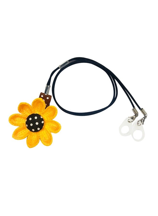 Tingoton BTE Hearing Aid Accessory Anti-Loss Strap with Children's Flower Hair Clip, Double-Ear Protective Lanyard Attachable to Hair  - Image 2
