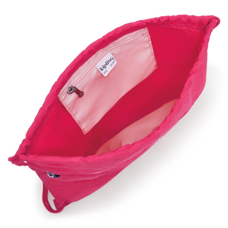 kipling Supertaboo Medium Female Bag (With Drawstring) - Resort Pink C - Image 3