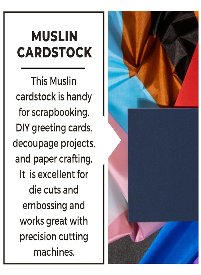 Accent Design Paper Accents PA Paper Accents Textured Cardstock 8.5" x 11" Empress Blue, 73lb colored cardstock paper for card making, scrapbooking, printing, quilling and crafts, 25 piece pack - Image 3