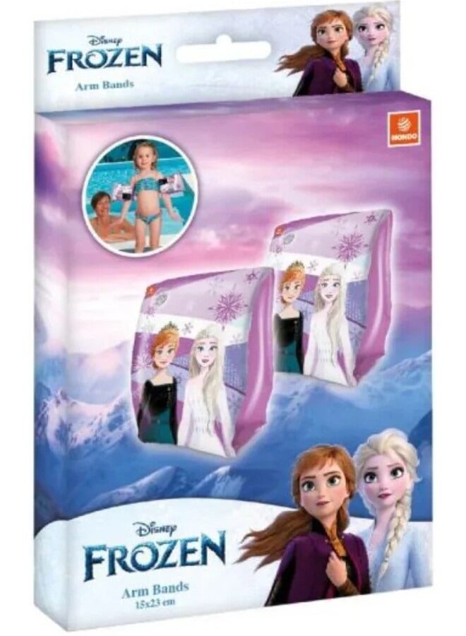 Mondo Disney Frozen Inflatable Swim Armbands for Kids (1-6 Years, 11-30 KG, 15x23 cm) - Image 1
