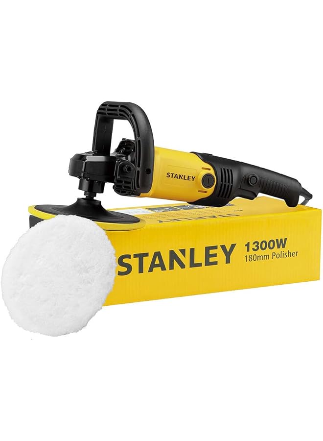 Stanley 1300W 180Mm Polisher Yellow Black Sp137 B5 2 Years - Image 5