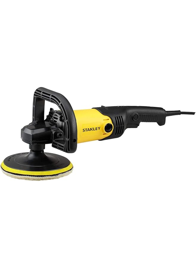 Stanley 1300W 180Mm Polisher Yellow Black Sp137 B5 2 Years - Image 1