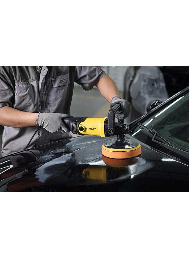 Stanley 1300W 180Mm Polisher Yellow Black Sp137 B5 2 Years - Image 2