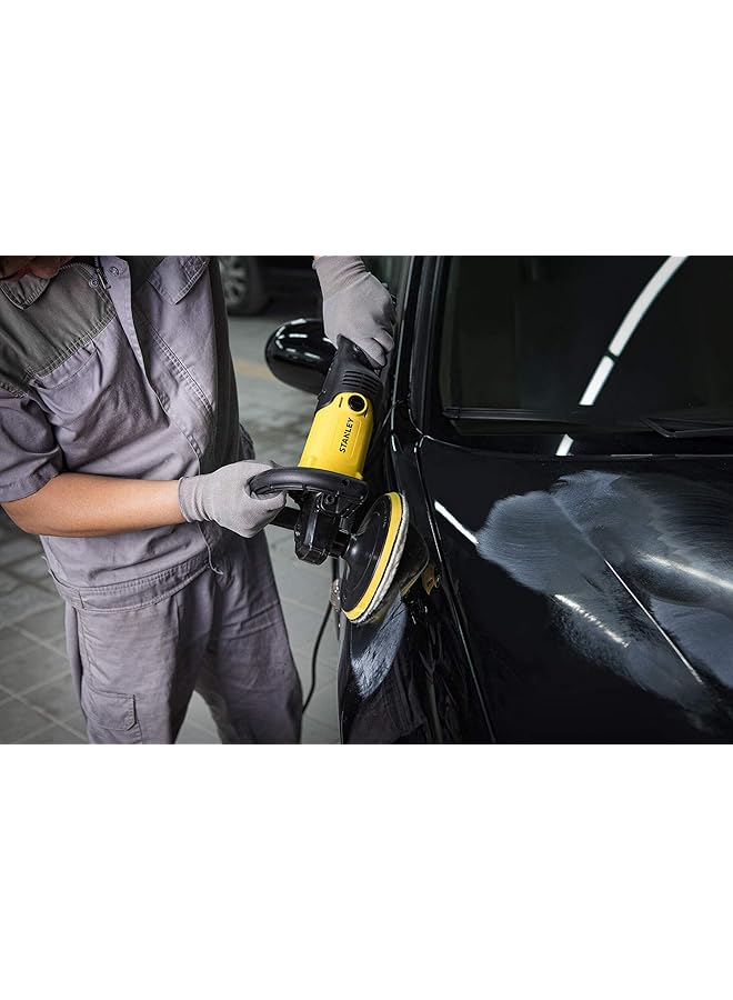 Stanley 1300W 180Mm Polisher Yellow Black Sp137 B5 2 Years - Image 3