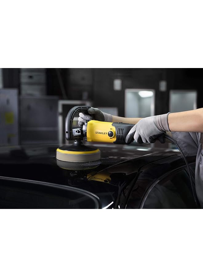 Stanley 1300W 180Mm Polisher Yellow Black Sp137 B5 2 Years - Image 4