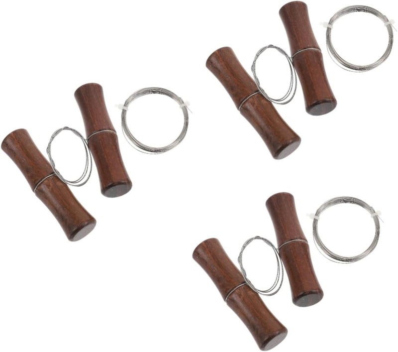 Veemoon 2sets Stainless Steel Wire Cutter Tool for Pottery Heavy Duty Mud Cutting Tool Handle for Crafting and Projects - Image 1