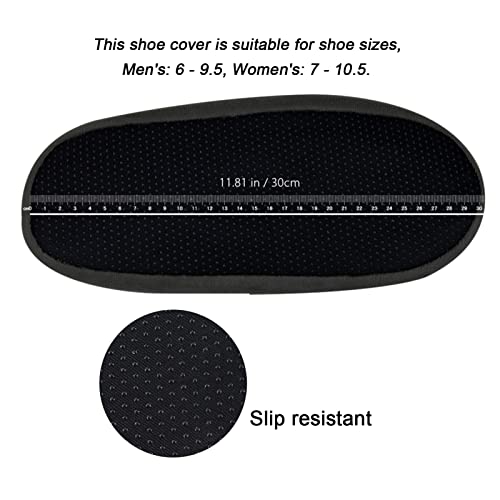 LAKE OF FIRE 5-Pair Reusable Shoe Covers, Non-Slip, Washable, and Thickened Boot Covers for Floor and Carpet Protection(5 Colors) - Image 2