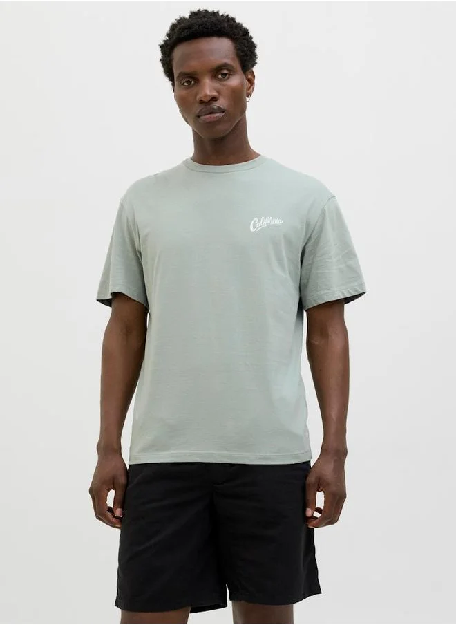 جاك اند جونز Jack & Jones Graphic Print Short Sleeve T-Shirt