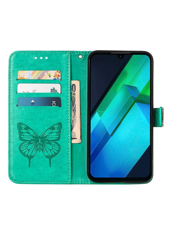 S-TOP Case For Infinix Note 12 G96 Embossed Butterfly Flip Leather Phone Case - Image 4