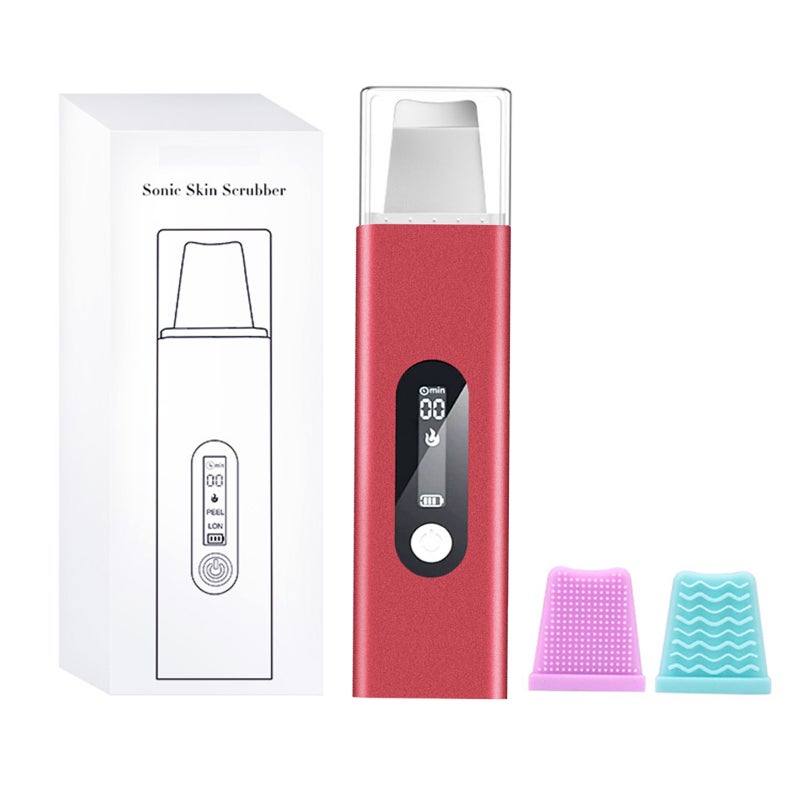 Facial Skin Scrubber 25000 RPM Ultrasonic Deep Cleansing Skin Spatula - Pore Non-Enlarging Gentle Care Pore Cleanser for Home Travel Business Trip Facial Care - Image 1