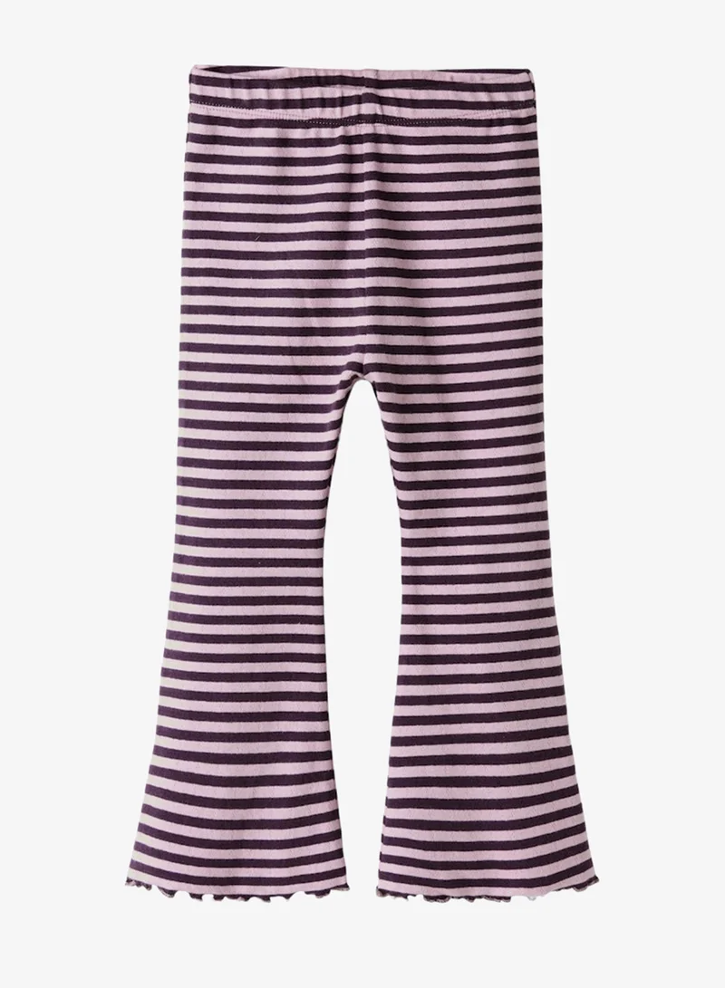 Name It Blackberry Wine Kids Striped Bootcut Leggings for Women | Best Price UAE