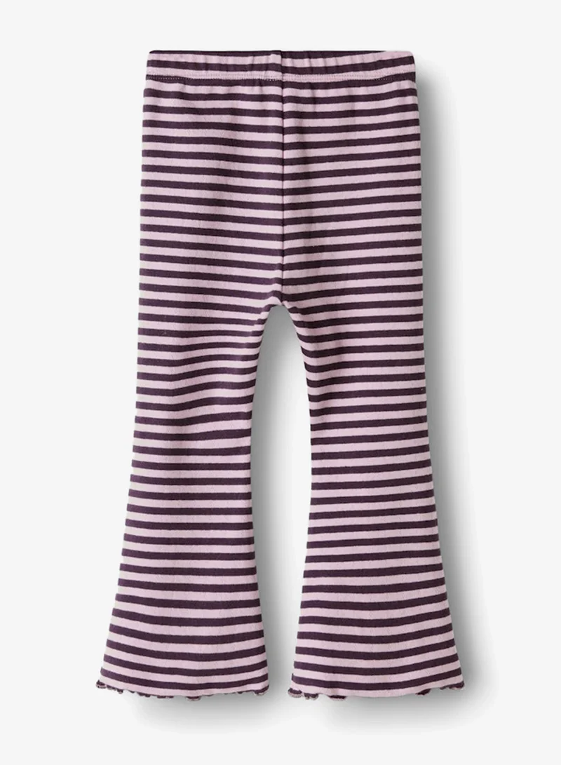 Name It Blackberry Wine Kids Striped Bootcut Leggings for Women | Best Price UAE