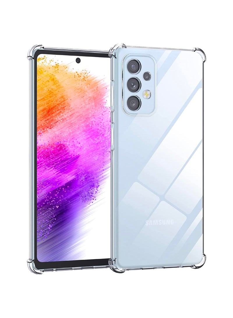 أولينو غطاء خلفي شفاف من بريستين مع حماية من السقوط لسامسونج ايه 72 5 جي - Image 1