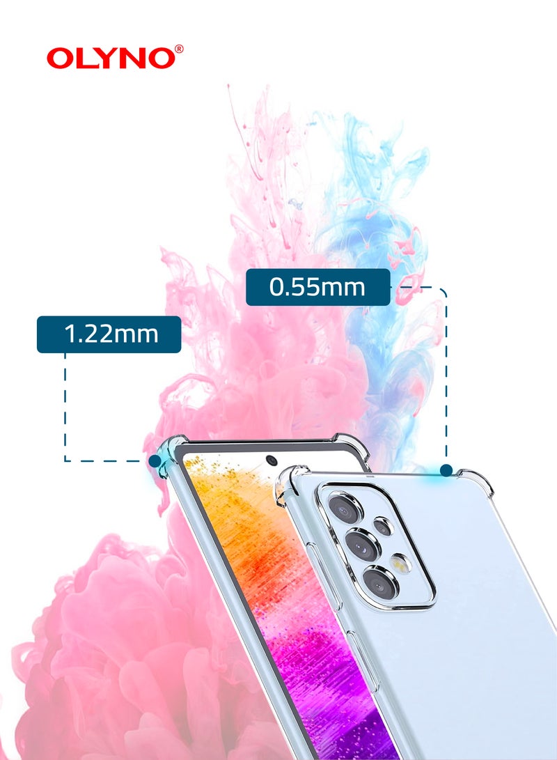 أولينو غطاء خلفي شفاف من بريستين مع حماية من السقوط لسامسونج ايه 72 5 جي - Image 5