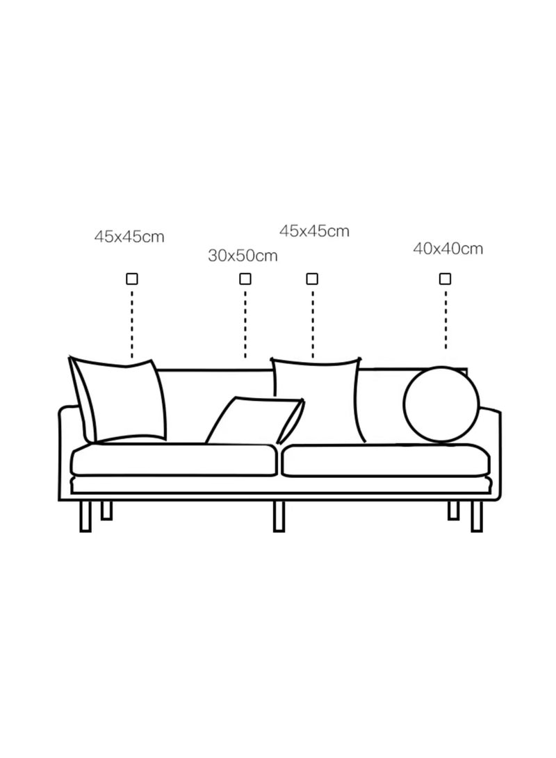 Cream brown medieval French simple pillow cover French high-end living room sofa pillow cushion bay window - Image 3