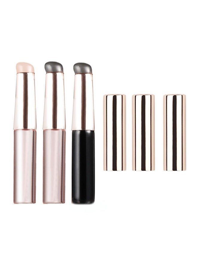 Ideal Swan Lip Applicator Brush With Cover - 3Pcs Exquisite Professional Dustproof Retractable Lip Brush - Makeup Lipstick Lip Gloss Applicators  - Image 1