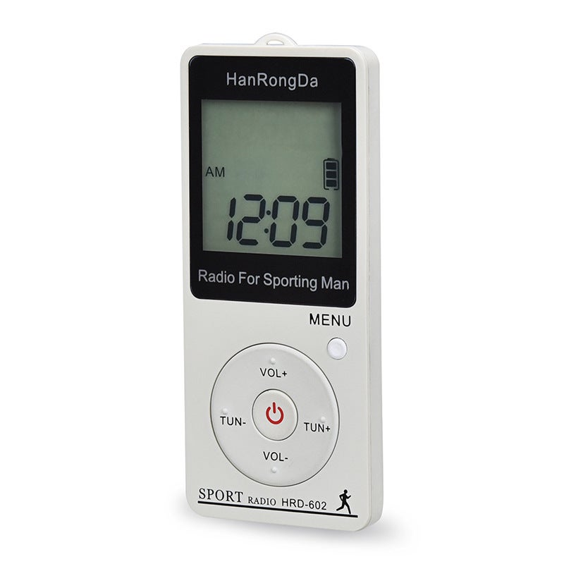Fm Am Fm Digital Display With Step Counting Function Mini Sport Radio Lithium Battery Conference Receiver - Image 4
